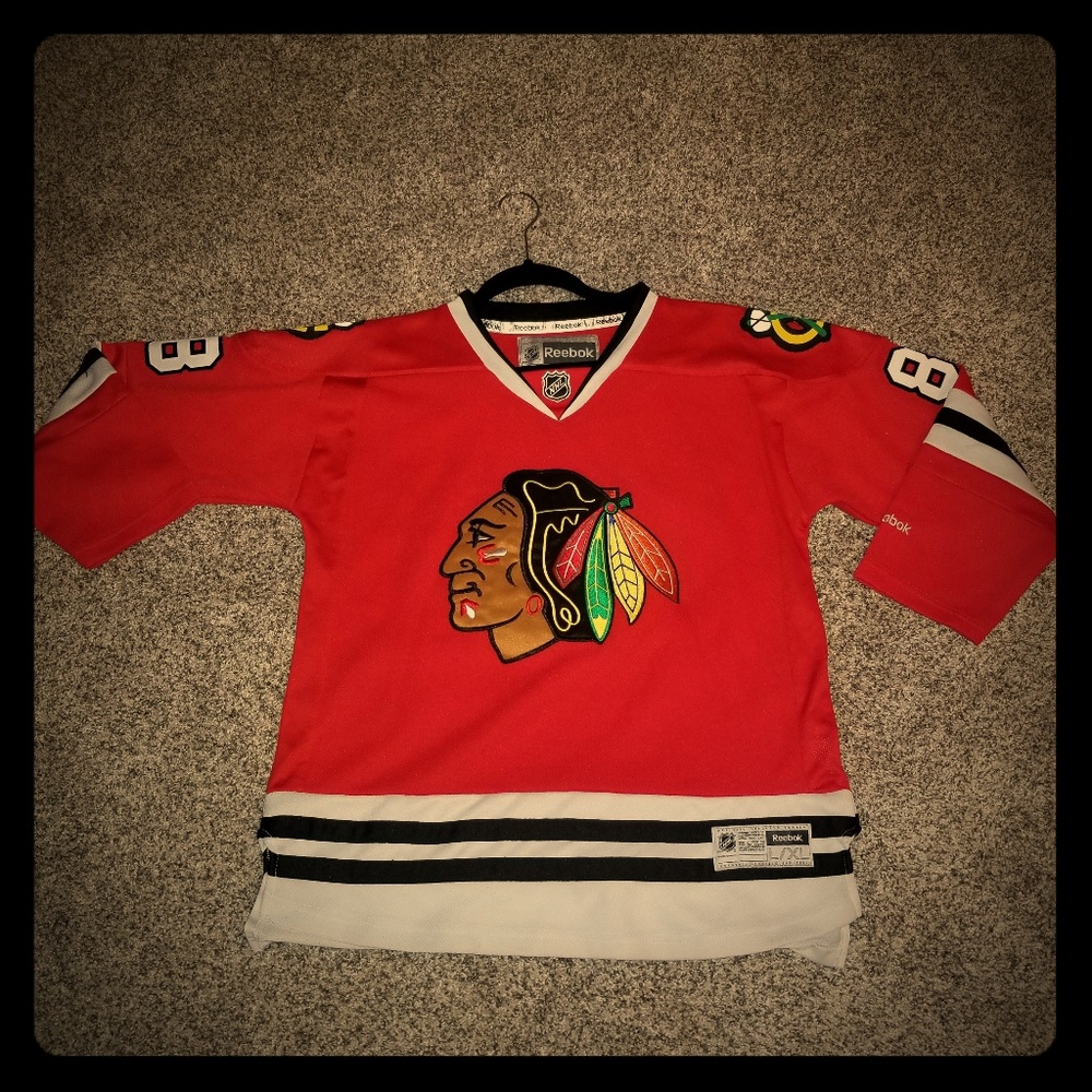 ❣CHICAGO BLACKHAWKS PATRICK KANE REEBOK JERSEY